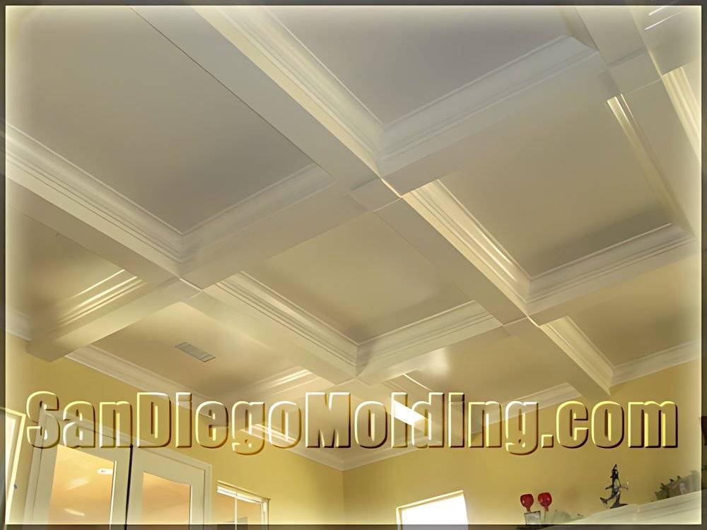 Coffered ceiling, photo 2