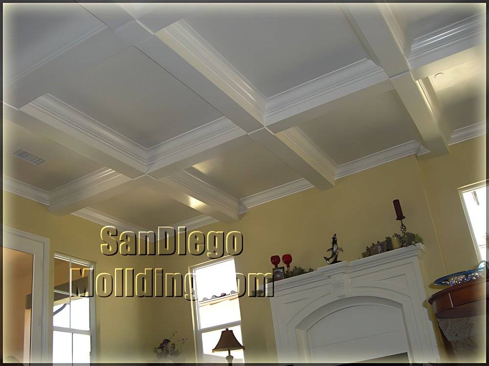 Coffered ceiling, photo 3
