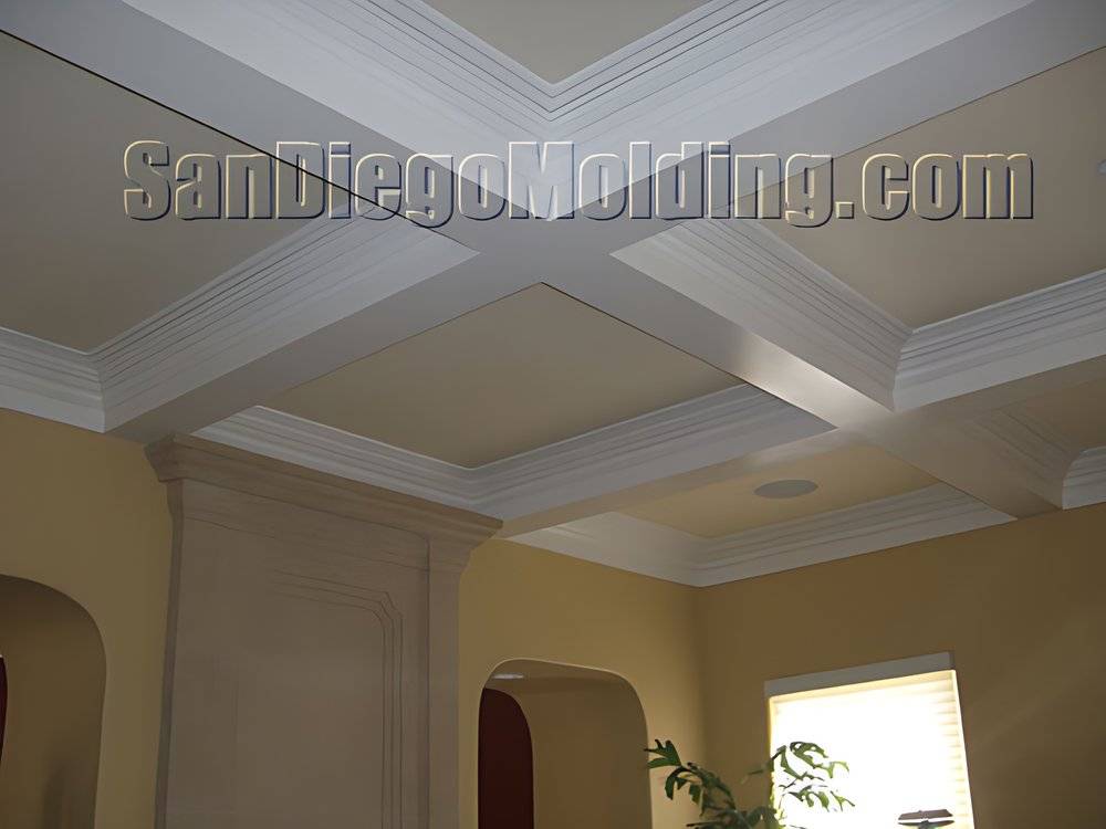 Coffered ceiling, photo 1