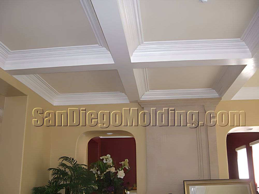 Coffered ceiling, photo 2