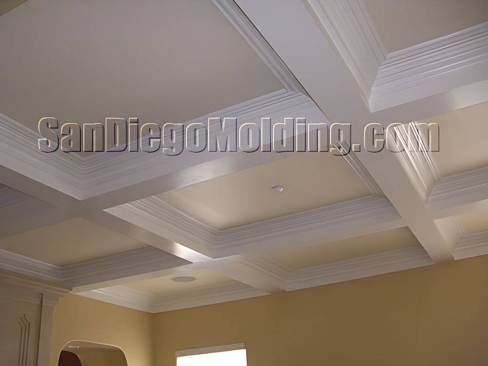 Coffered ceiling, photo 3