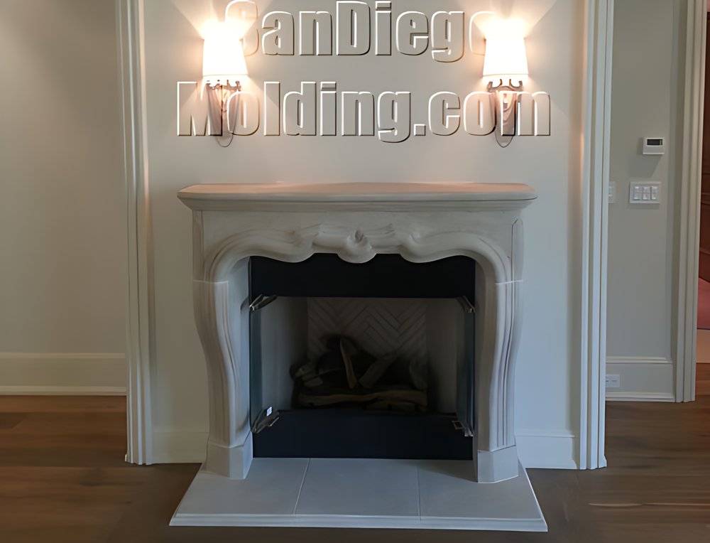 Precast stone mantles, photo 1